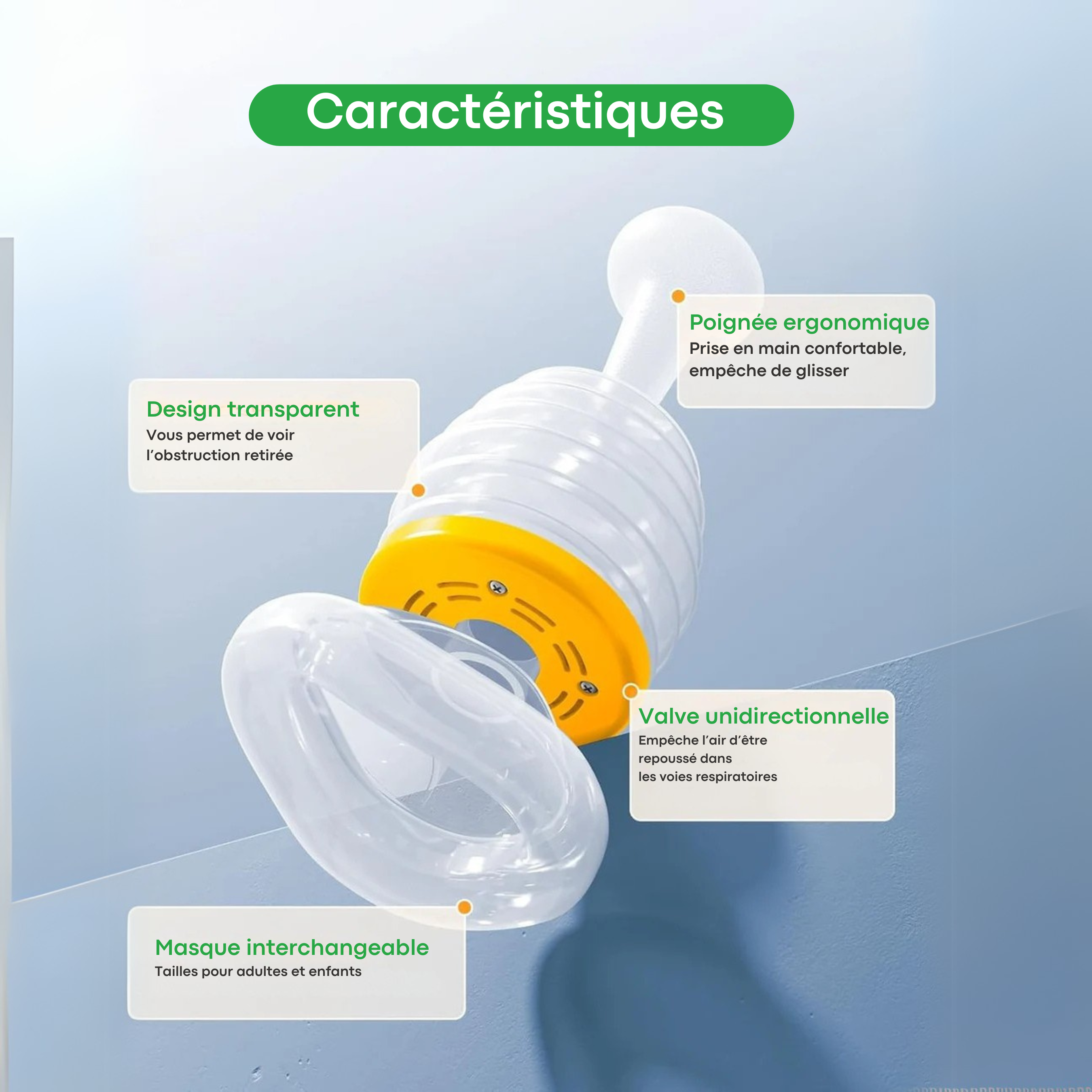 LifeVac Dispositif anti-étouffement portable